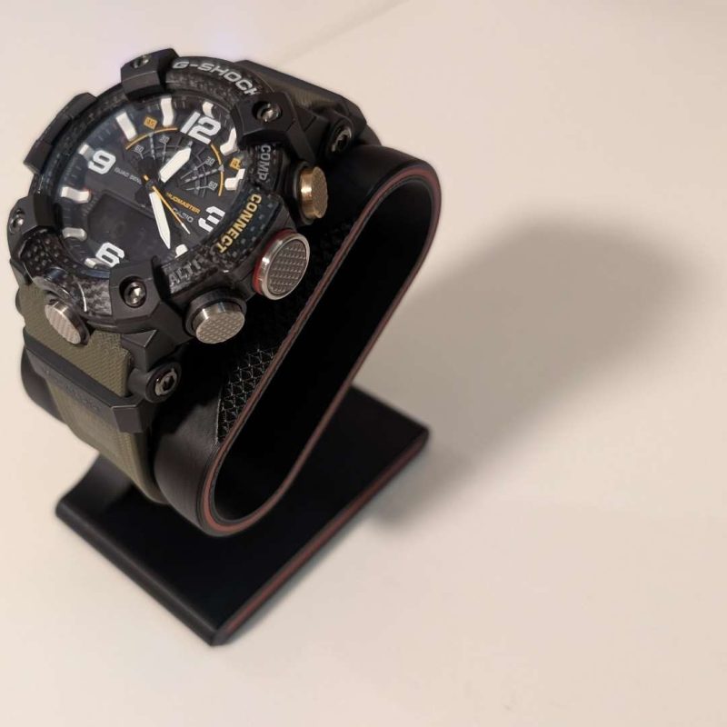Présentoir à montre design — socle plein