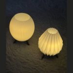 Petites lampes de table à chauffe-plat — lot de 2
