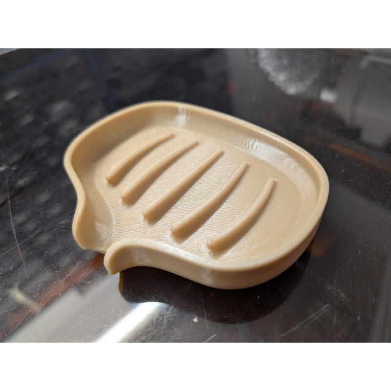 Porte-savon égouttant — imprimé en 3D