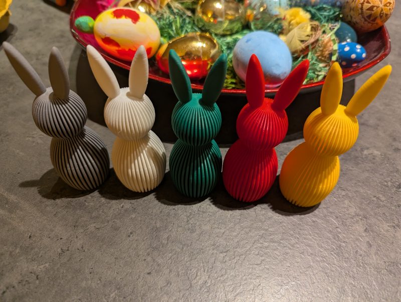 Lapins de Pâques décoratifs — lot de 3