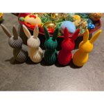 Lapins de Pâques décoratifs — lot de 3