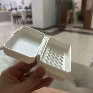 Boîte à savon de voyage — égouttage intégré