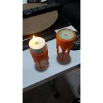 Fausses bougies à coulures — lot de 2, pour bougie LED