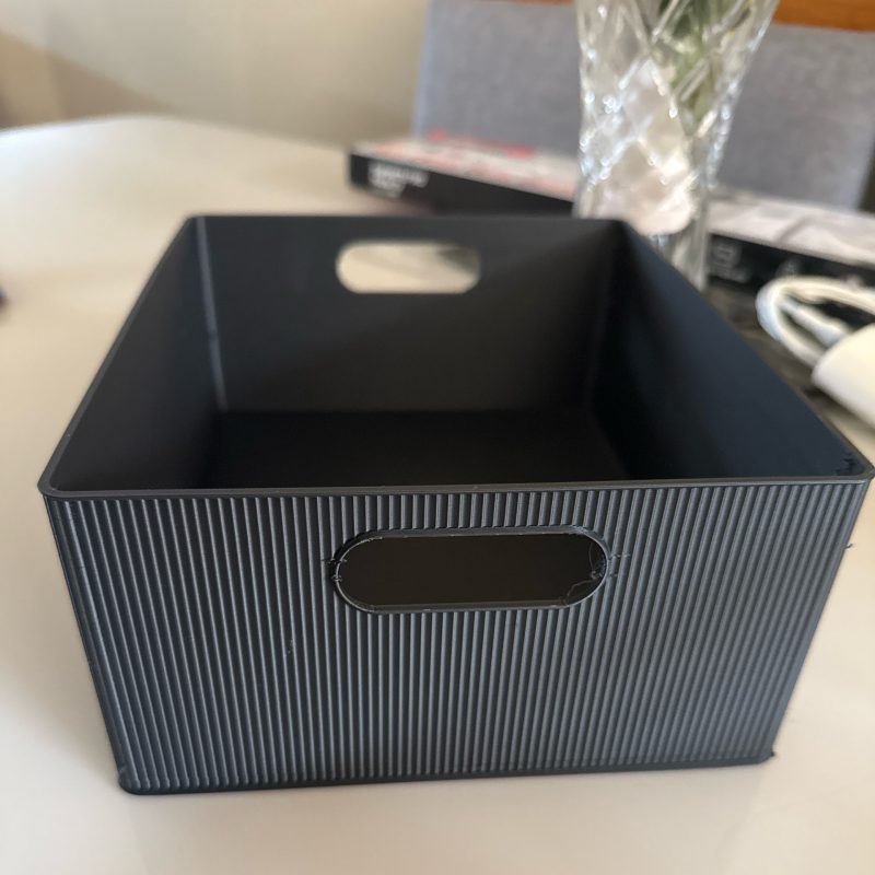 Boîte de rangement d'atelier — couvercle plein