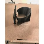 Support sèche-cheveux compact