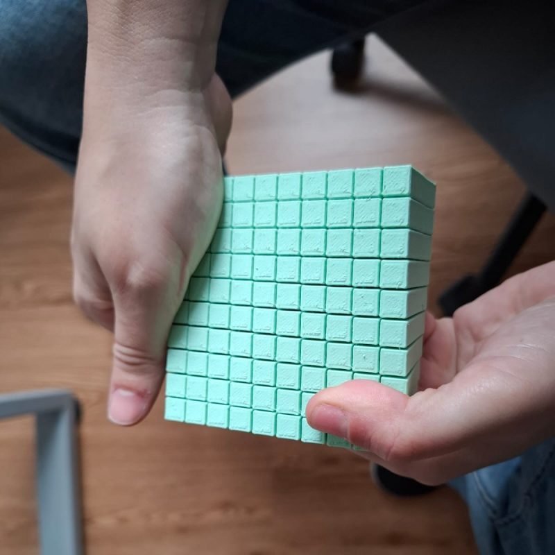 Fidget solide à effet fluide