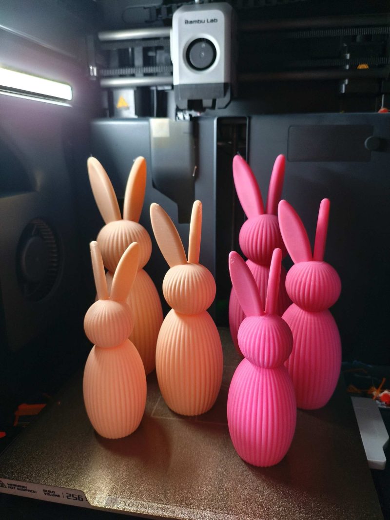 Lapins minimalistes — lot de 4