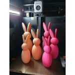 Lapins minimalistes — lot de 4