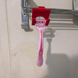 Crochet à rasoir pour la douche — lot de 2