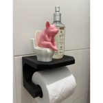 Dérouleur de papier toilette avec tablette