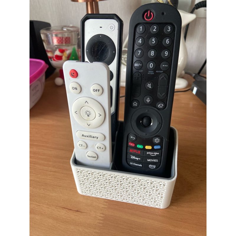 Porte-télécommandes modulaire — cases emboîtables