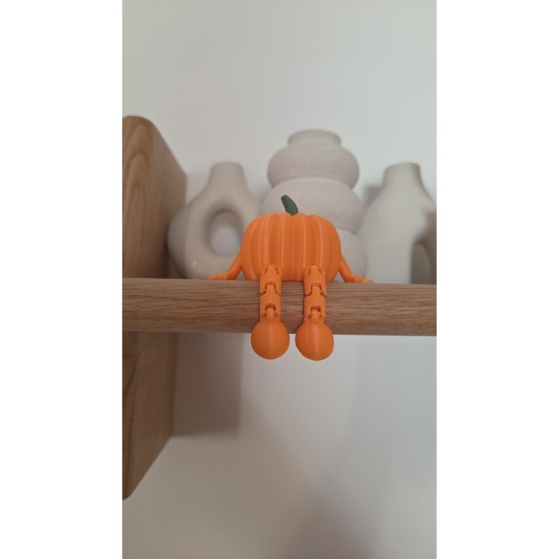 Citrouilles articulées d'Halloween — lot de 2