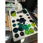 Palette de peinture à godets — lot de 2