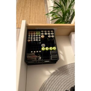 Casier à piles XXL — AA, AAA et 9 V