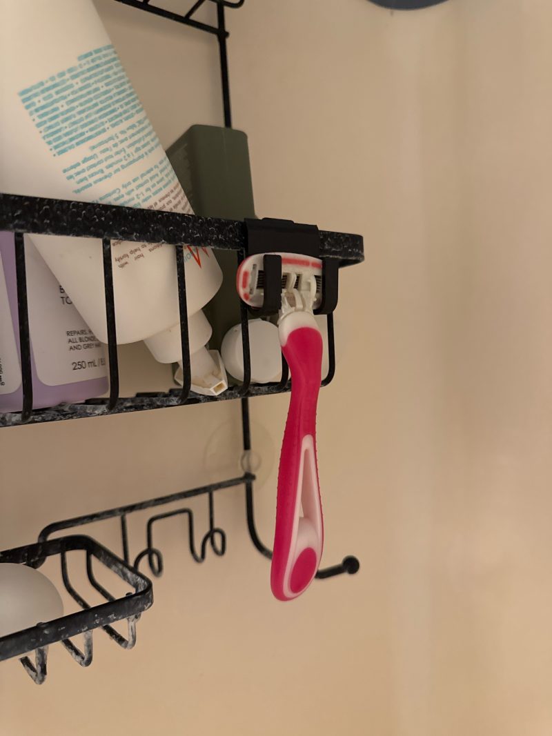 Crochet à rasoir pour la douche — lot de 2