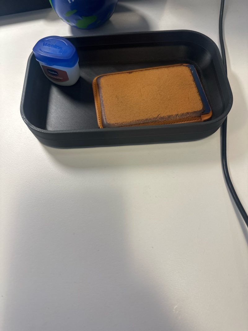 Vide-poche rectangulaire d'entrée