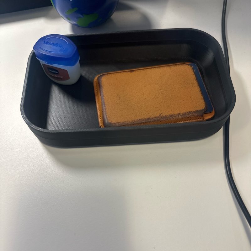 Vide-poche rectangulaire d'entrée