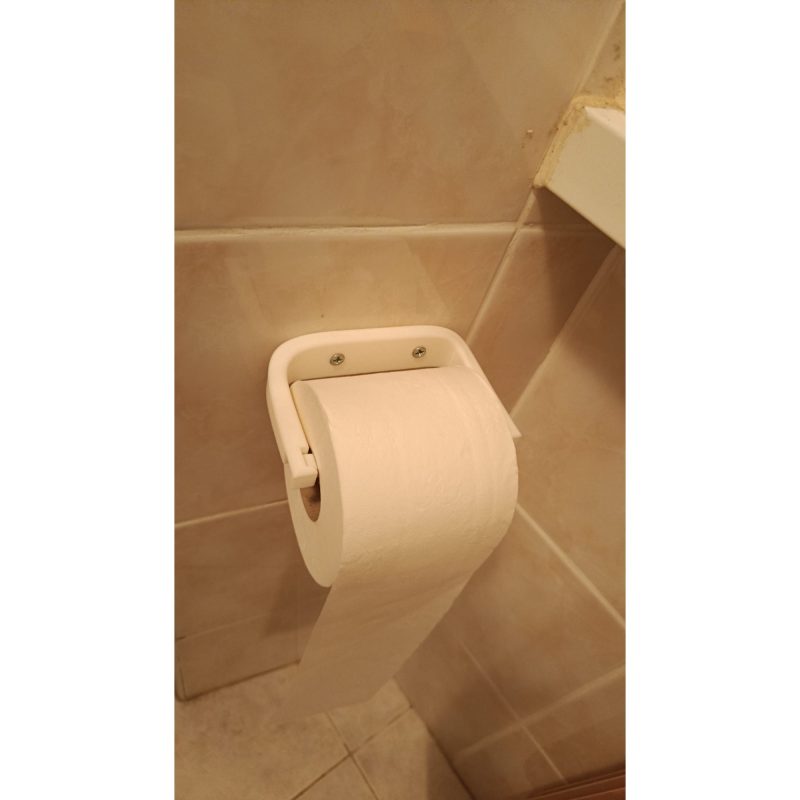 Dérouleur de papier toilette à recharge rapide — sans axe