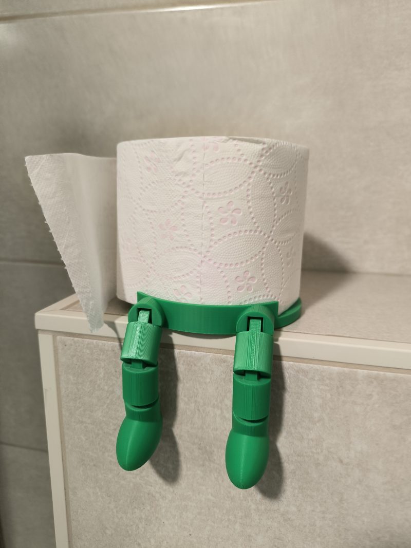 Porte-rouleau de secours « petit bonhomme » — articulé
