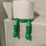 Porte-rouleau de secours « petit bonhomme » — articulé
