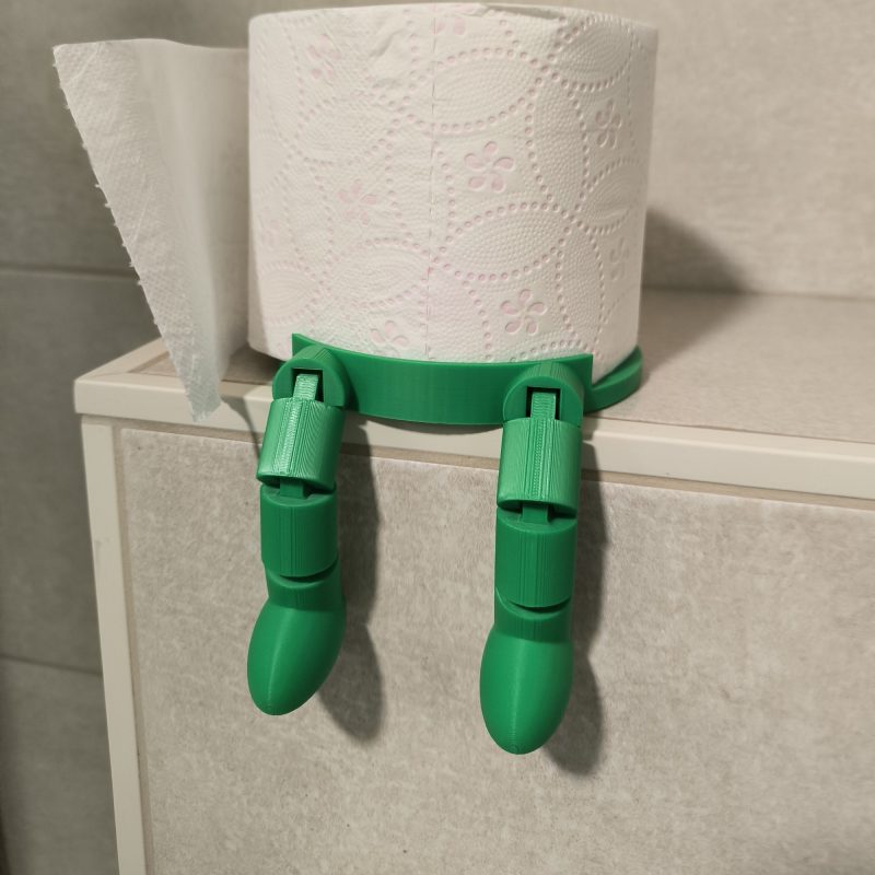 Porte-rouleau de secours « petit bonhomme » — articulé