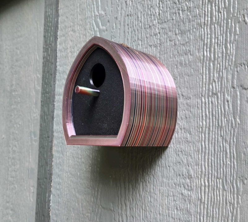 Nichoir à oiseaux à bardeaux — imprimé en 3D