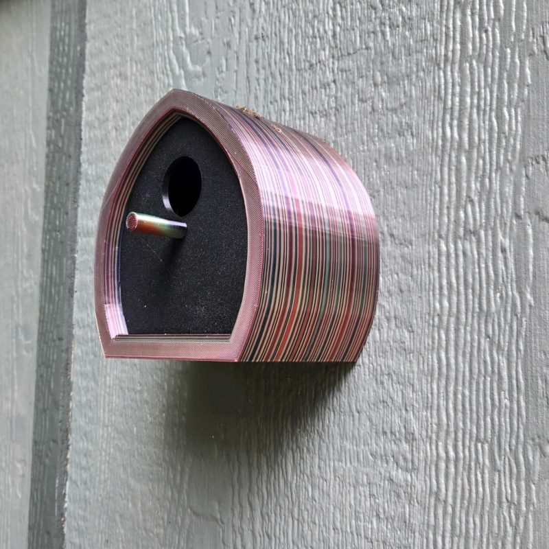 Nichoir à oiseaux à bardeaux — imprimé en 3D