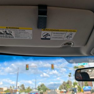 Porte-lunettes pour pare-soleil de voiture