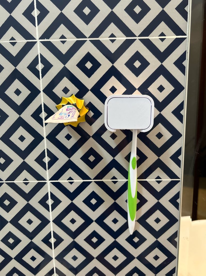 Porte-brosses à dents mural — imprimé en 3D