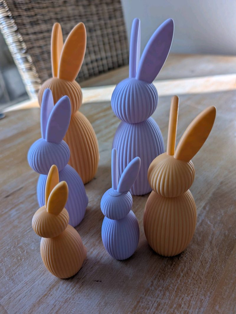 Lapins minimalistes — lot de 4