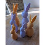 Lapins minimalistes — lot de 4