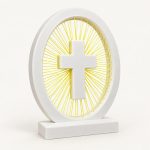 Croix murale à fils tendus, décoration moderne, imprimé en 3D par 3D'CLYPSE