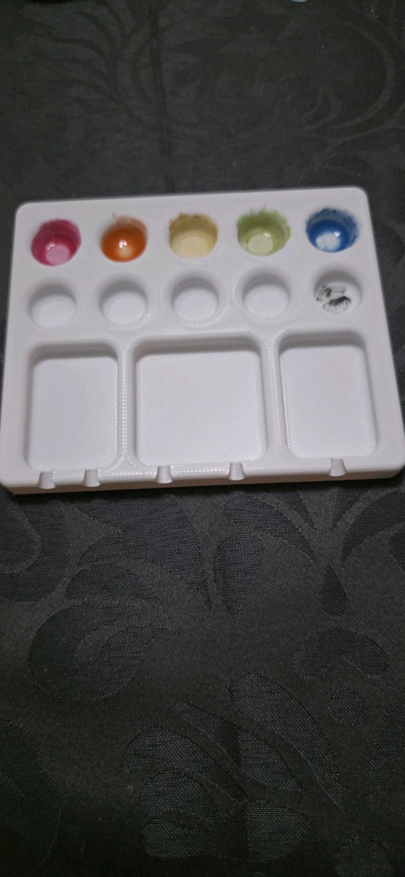 Palette de peinture à godets — lot de 2