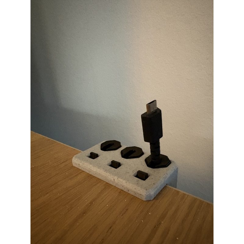 Passe-câbles de bureau à pince