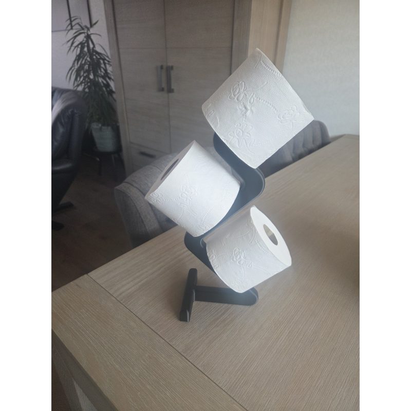 Colonne à papier toilette design — 3 rouleaux