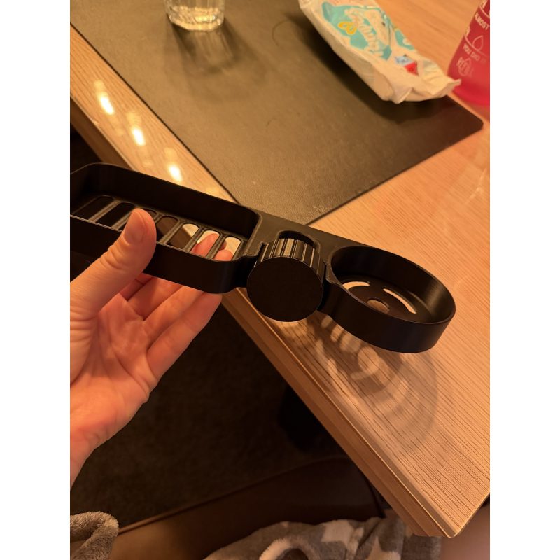Panier de douche à clipser sur la barre — sans perçage