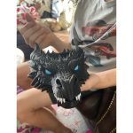 Vide-poche tête de dragon — entrée ou bureau