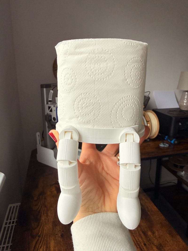 Porte-rouleau de secours « petit bonhomme » — articulé