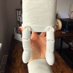 Porte-rouleau de secours « petit bonhomme » — articulé