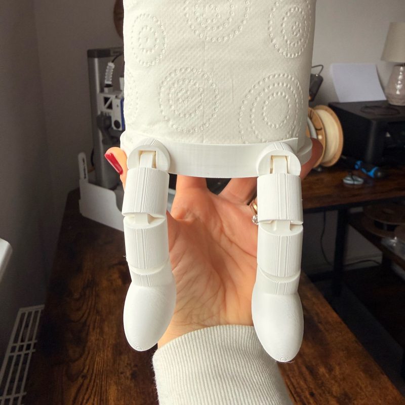 Porte-rouleau de secours « petit bonhomme » — articulé