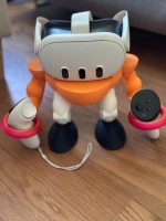 Support casque VR Meta Quest « Robot » – station casque et manettes imprimée en 3D