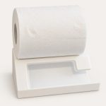 Dérouleur de papier toilette avec coffre fermé, imprimé en 3D par 3D'CLYPSE