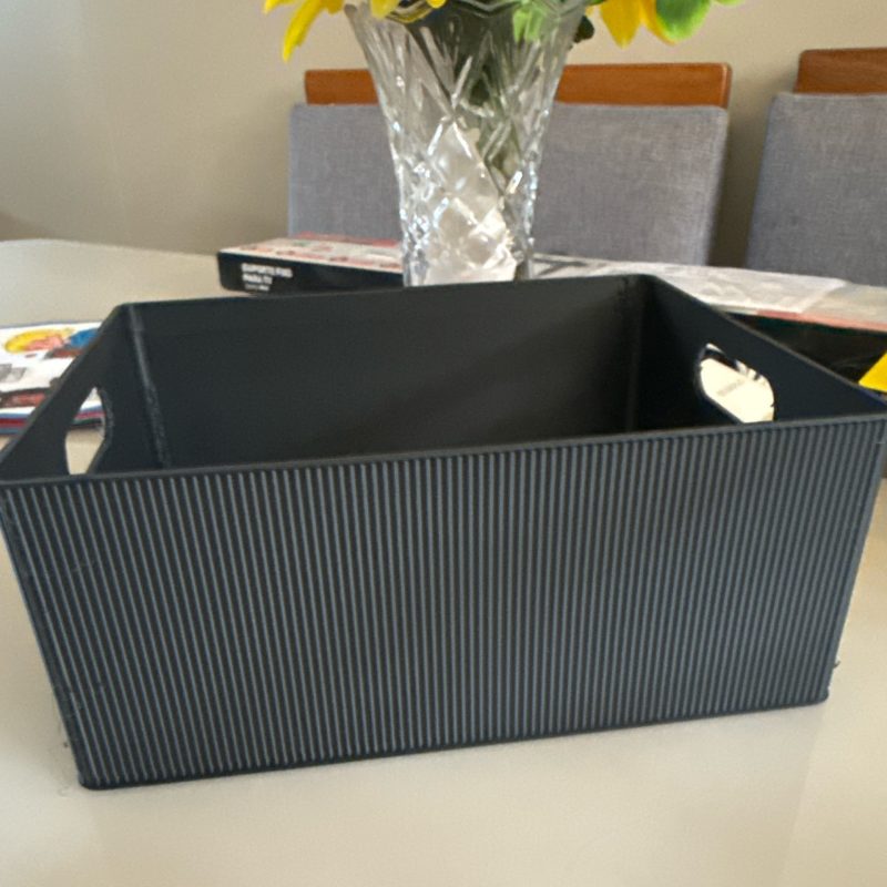 Boîte de rangement d'atelier — couvercle plein