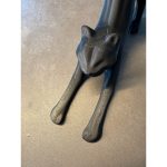 Porte-rouleaux « chat qui s'étire » — sur pied
