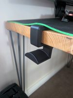Support casque à pince pour bureau