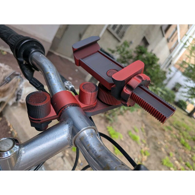 Support téléphone pour guidon de vélo
