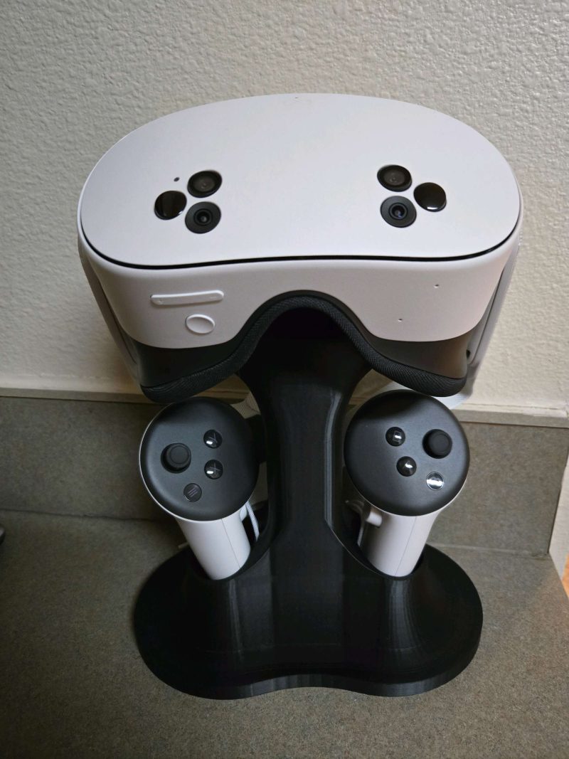 Support Meta Quest 3, 3S et Quest 2 – station de bureau imprimée en 3D