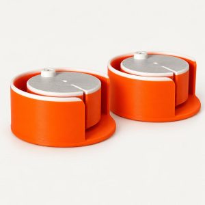 Enrouleur pour mètre ruban souple, lot de 2, imprimé en 3D par 3D'CLYPSE