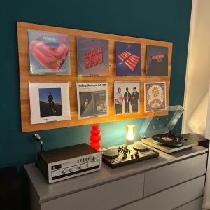 Support mural pour vinyle — lot de 2
