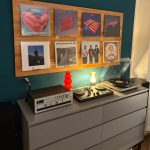 Support mural pour vinyle — lot de 2